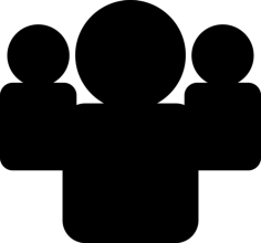 Profile Users Group Silhouette Line Art Illustration Svg, Free Vectors File